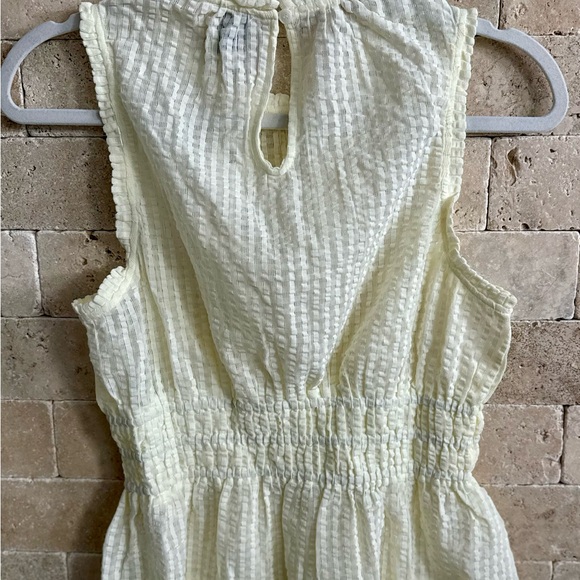 NWT Anthropology Maeve Cream Smocked Halter Top - Picture 4 of 9